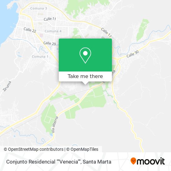Conjunto Residencial ""Venecia"" map