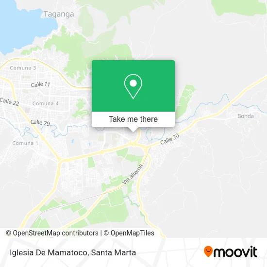Mapa de Iglesia De Mamatoco