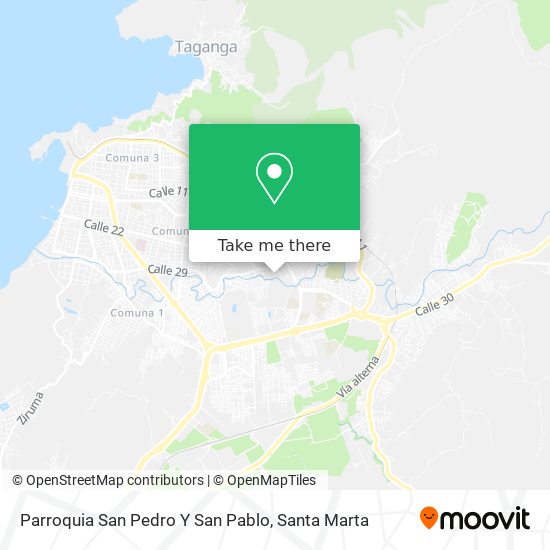 Mapa de Parroquia San Pedro Y San Pablo