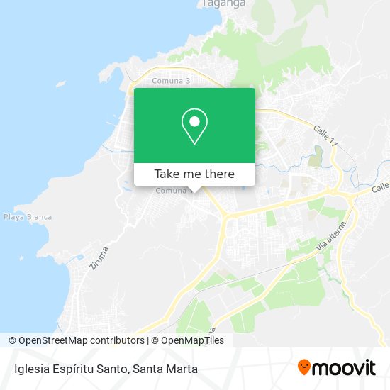 Mapa de Iglesia Espíritu Santo