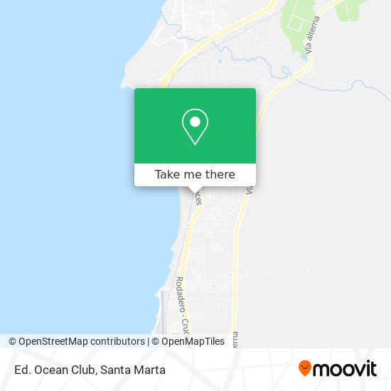 Ed. Ocean Club map