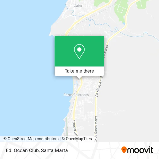 Ed. Ocean Club map