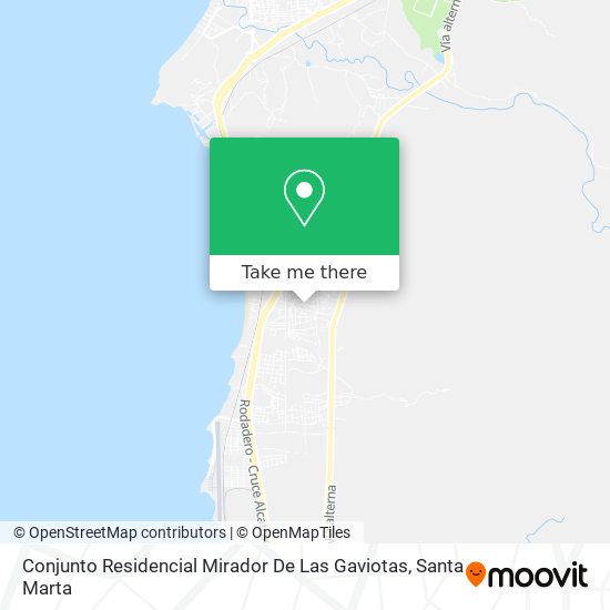 Conjunto Residencial Mirador De Las Gaviotas map