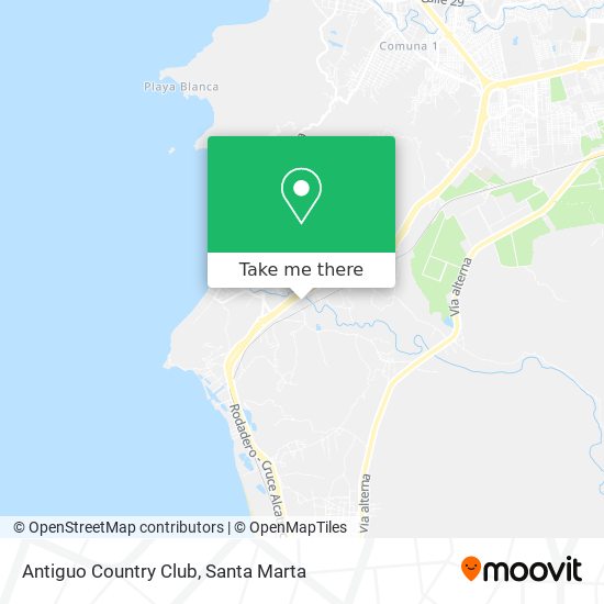 Antiguo Country Club map