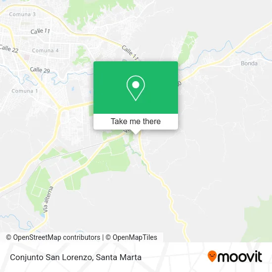 Mapa de Conjunto San Lorenzo