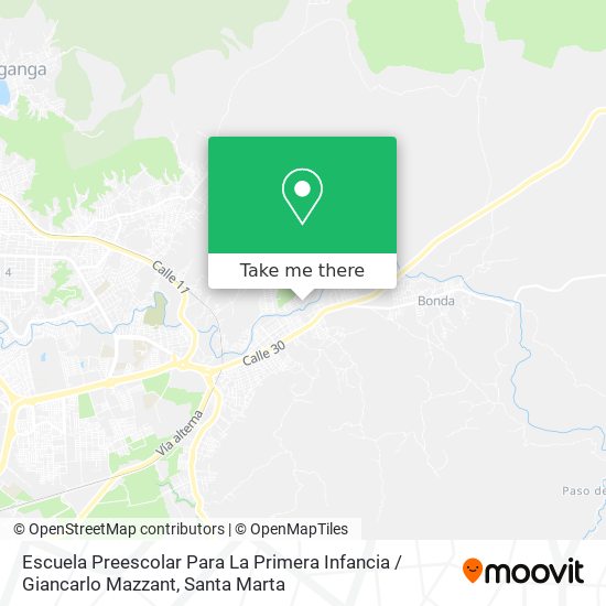Escuela Preescolar Para La Primera Infancia / Giancarlo Mazzant map