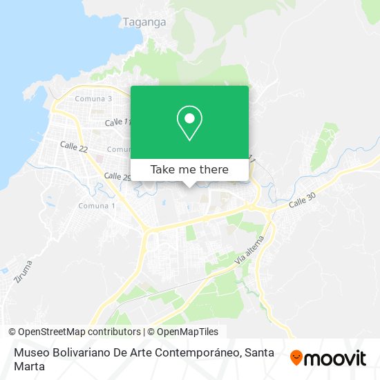 Mapa de Museo Bolivariano De Arte Contemporáneo