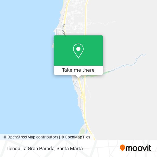 Tienda La Gran Parada map
