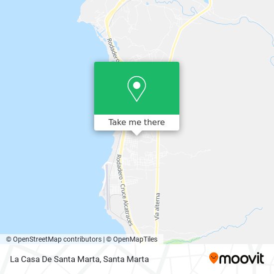 Mapa de La Casa De Santa Marta