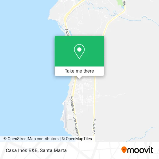 Mapa de Casa Ines B&B