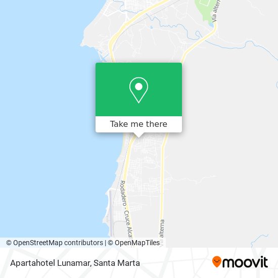 Apartahotel Lunamar map
