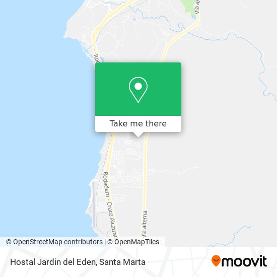 Hostal Jardin del Eden map