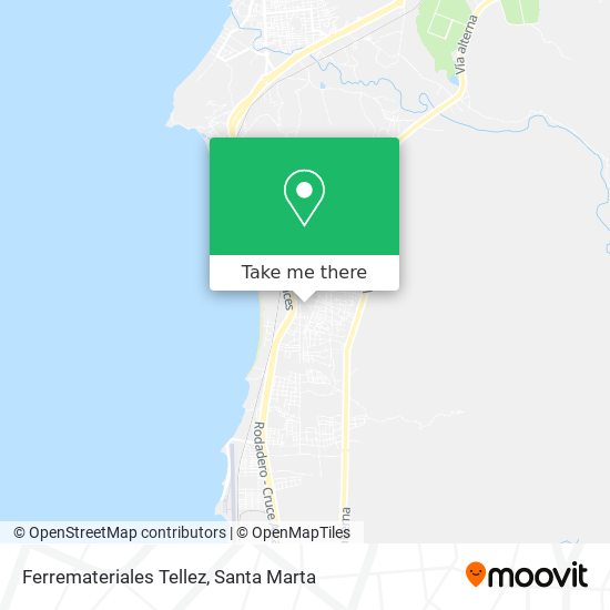 Mapa de Ferremateriales Tellez