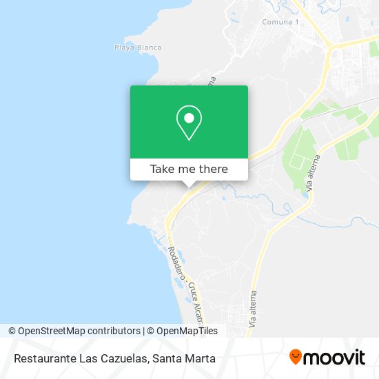Mapa de Restaurante Las Cazuelas