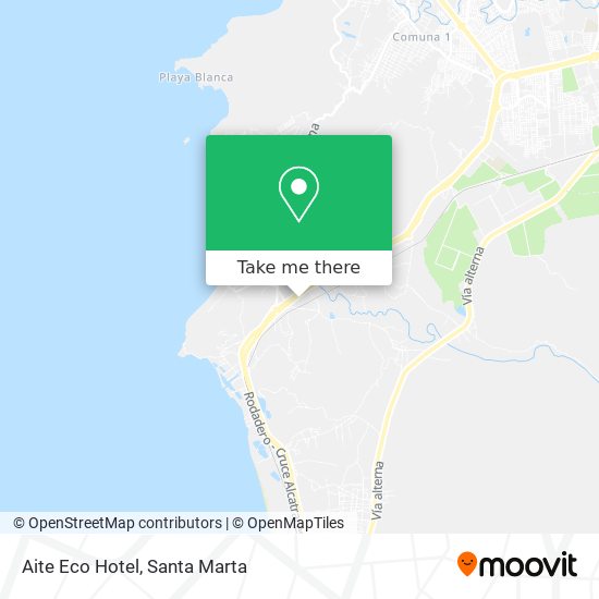 Mapa de Aite Eco Hotel