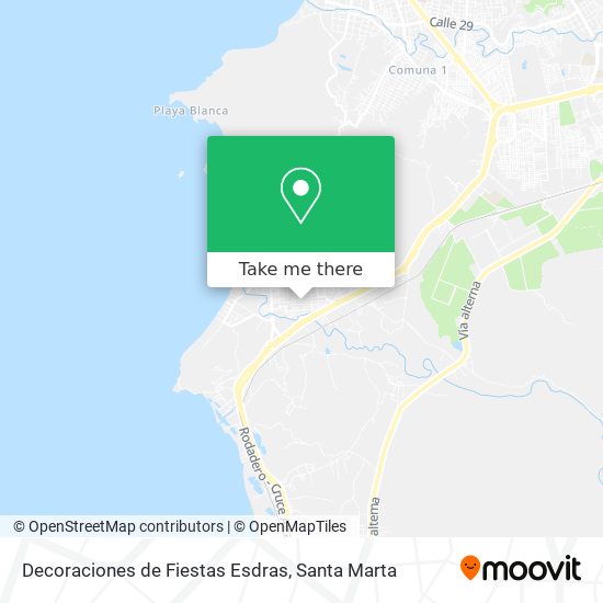 Decoraciones de Fiestas Esdras map