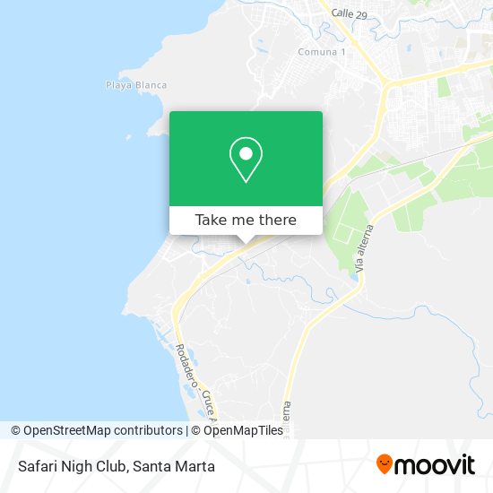 Mapa de Safari Nigh Club