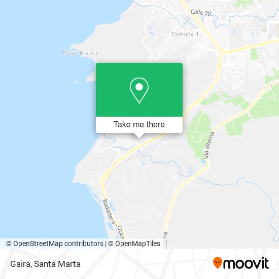 Mapa de Gaira
