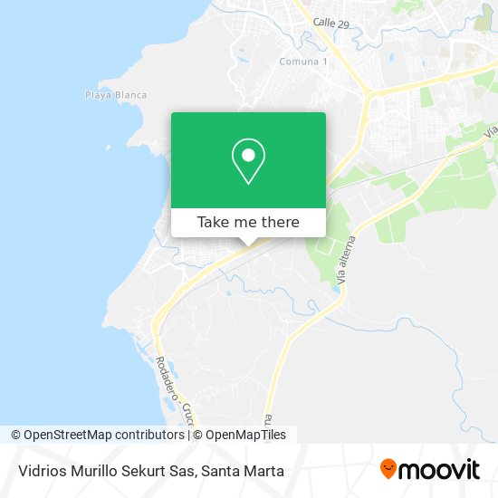 Vidrios Murillo Sekurt Sas map