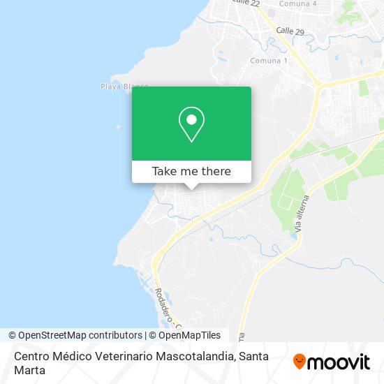 Mapa de Centro Médico Veterinario Mascotalandia