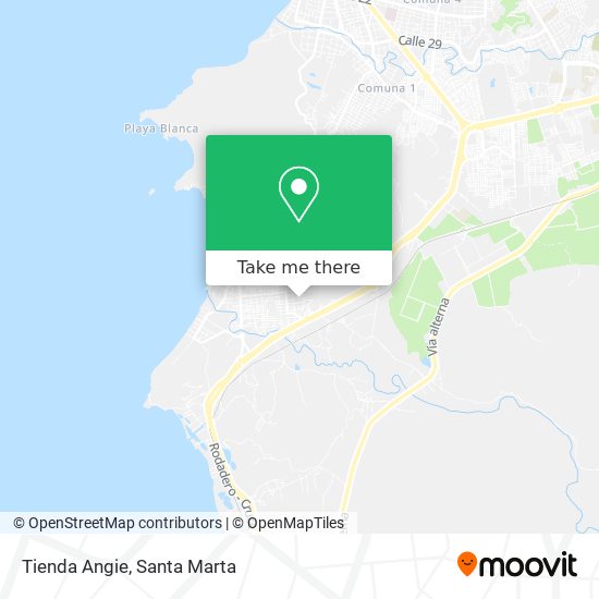 Mapa de Tienda Angie