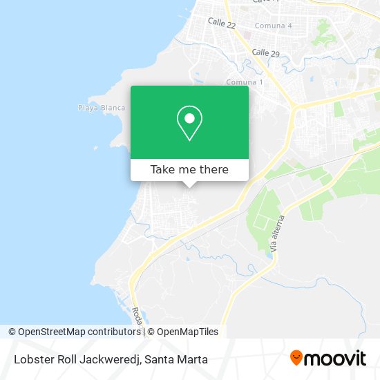 Mapa de Lobster Roll Jackweredj