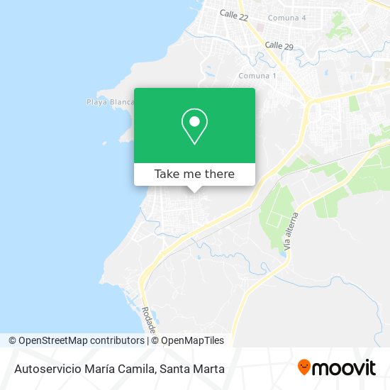Autoservicio María Camila map