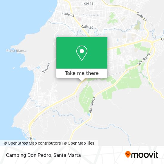 Mapa de Camping Don Pedro