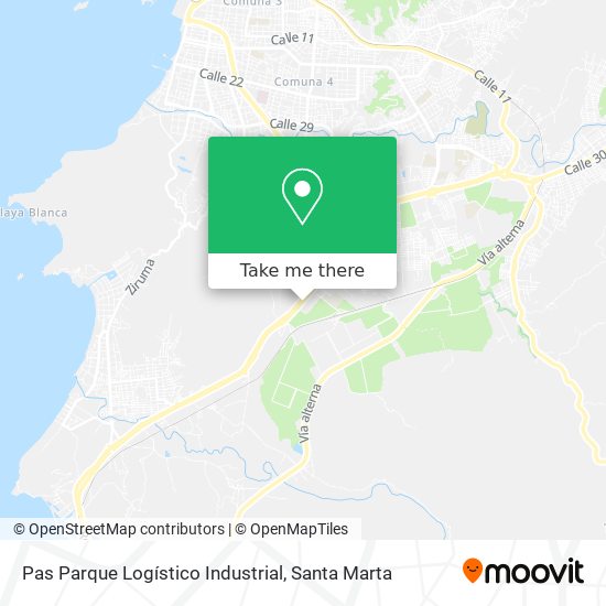 Pas Parque Logístico Industrial map