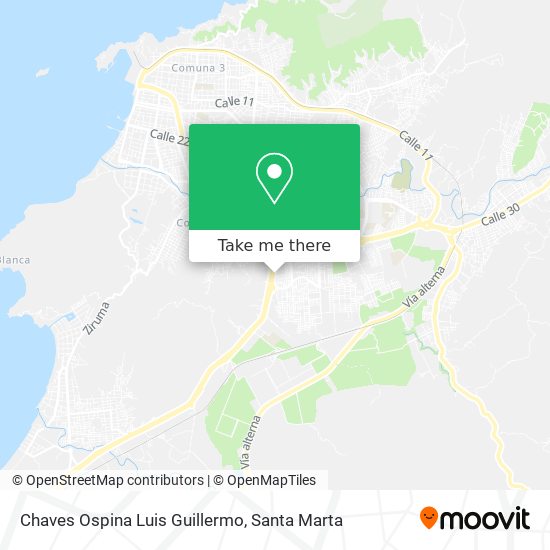 Chaves Ospina Luis Guillermo map