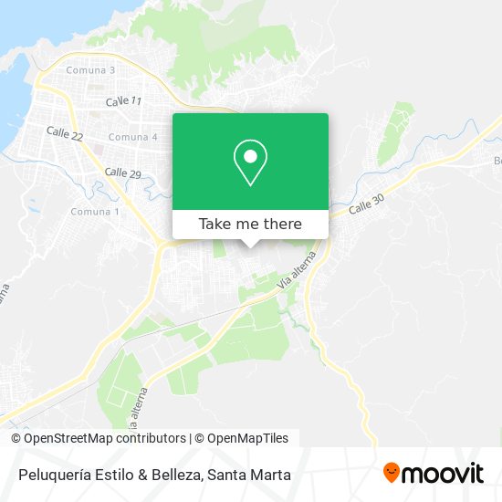 Peluquería Estilo & Belleza map
