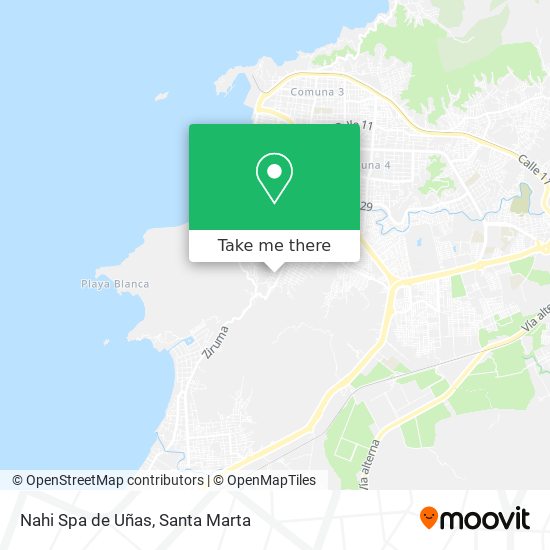 Mapa de Nahi Spa de Uñas