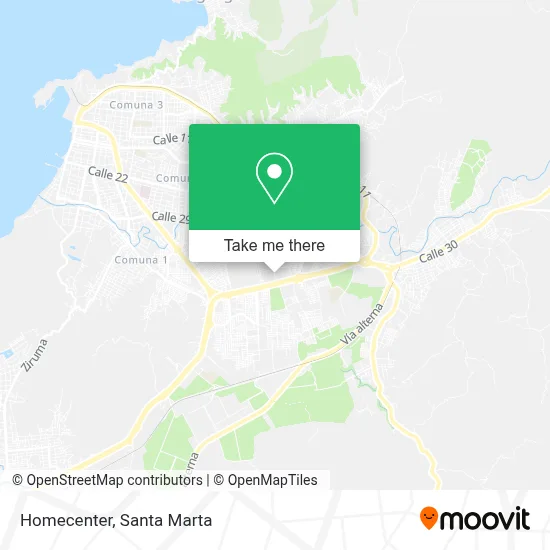 Homecenter map