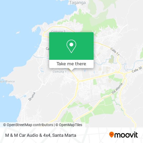 M & M Car Audio & 4x4 map