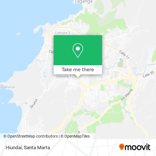 Mapa de Hiundai