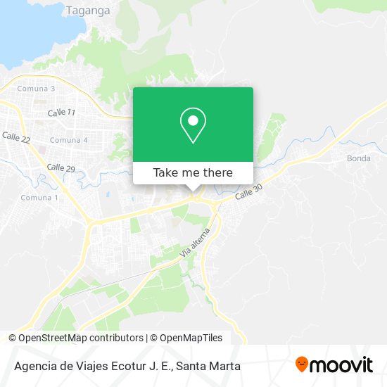 Mapa de Agencia de Viajes Ecotur J. E.