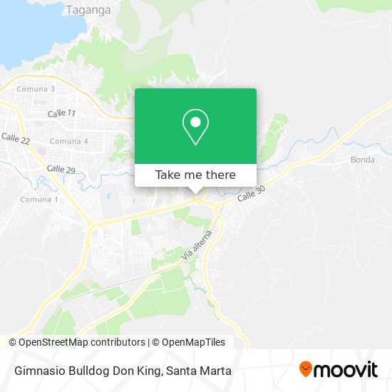 Gimnasio Bulldog Don King map