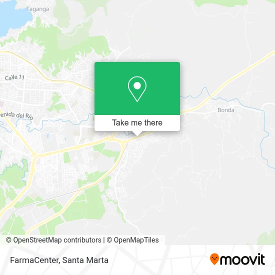 FarmaCenter map