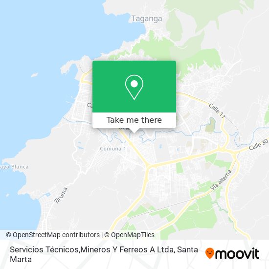 Servicios Técnicos,Mineros Y Ferreos A Ltda map