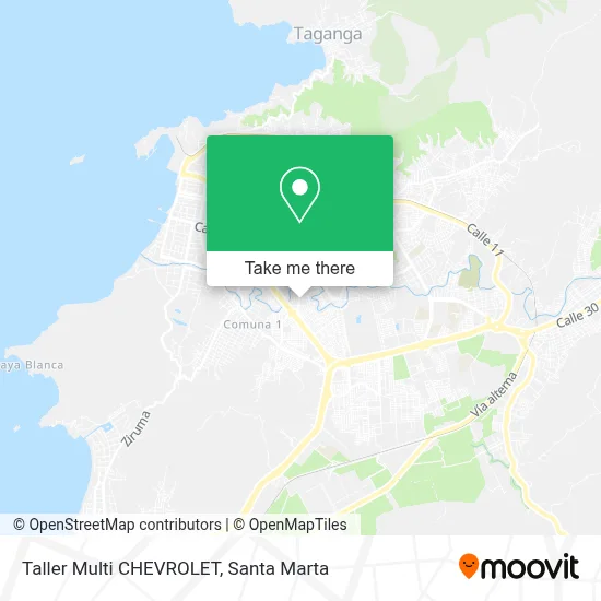 Taller Multi CHEVROLET map