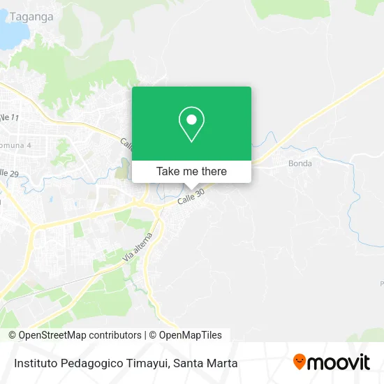 Mapa de Instituto Pedagogico Timayui
