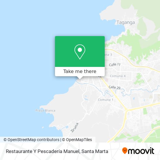 Mapa de Restaurante Y Pescadería Manuel