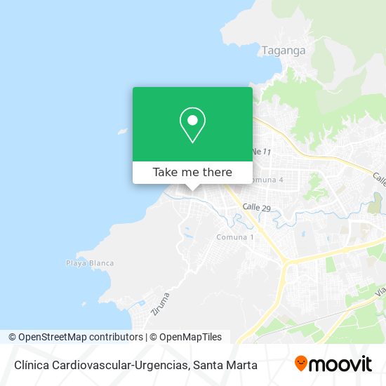 Clínica Cardiovascular-Urgencias map