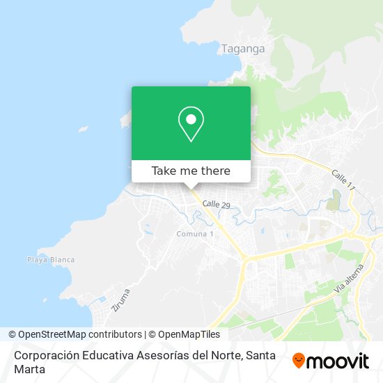 Corporación Educativa Asesorías del Norte map