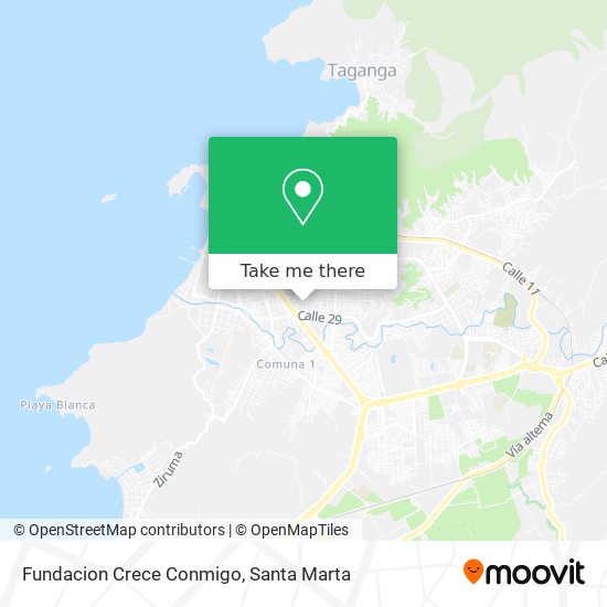 Fundacion Crece Conmigo map