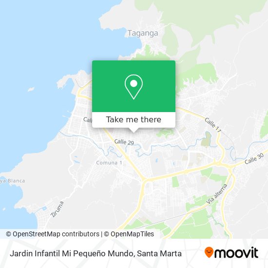 Mapa de Jardin Infantil Mi Pequeño Mundo