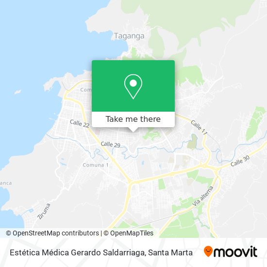 Estética Médica Gerardo Saldarriaga map