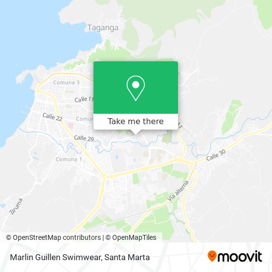 Marlin Guillen Swimwear map