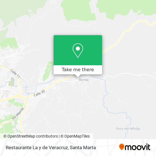 Restaurante La y de Veracruz map