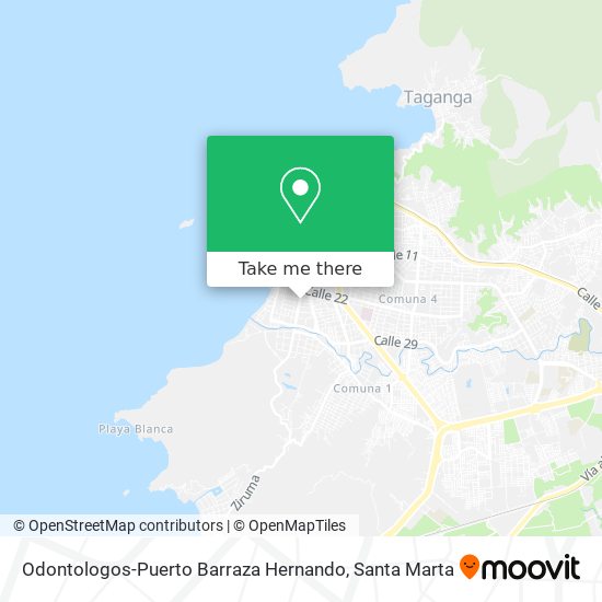 Odontologos-Puerto Barraza Hernando map